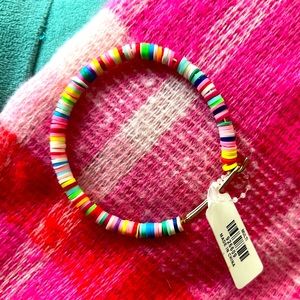 Francesca’s Flat Beaded Colorful Bracelet